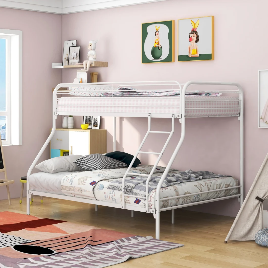 for Kids and Aldult Twin Over Full Beds Metal Bunk Bed