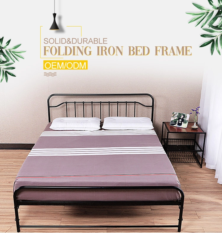 Metal Bed Frame Easy Folding Bed Frame