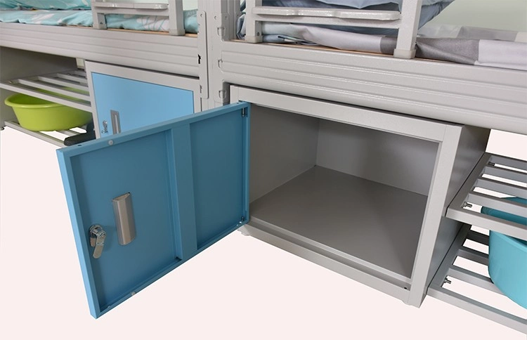 Steel Dormitory Furniture Student Apartment Metal Single Loft Bunk Bed