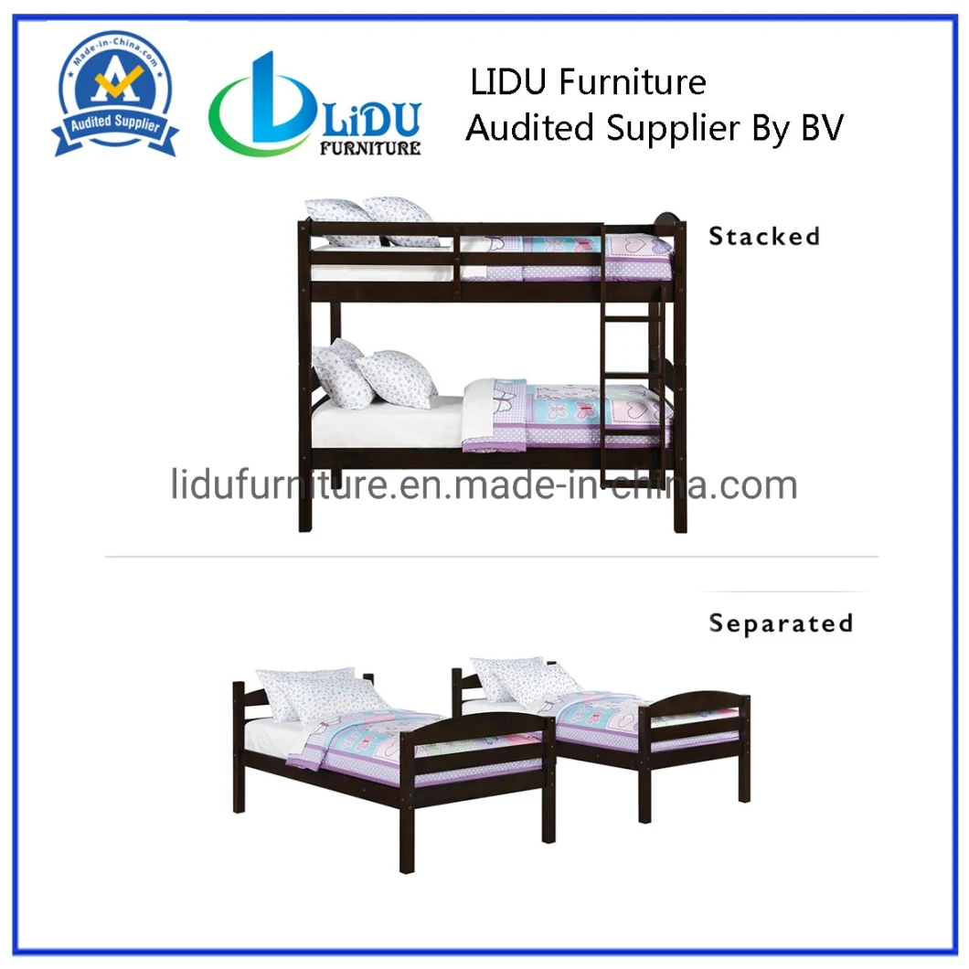 Modern Furniture/Solid Wood Bunk Bed Italian Furniture/Home Furniture/Bunk Beds for Kids/Twin Bed/Platform Bed