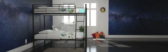 Letto intermedio in metallo, letto a soppalco per bambini