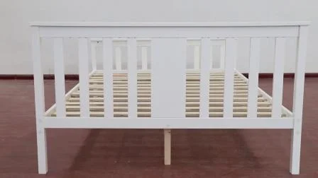 Letto junior, lettino in legno massello con ringhiera per mobili per la casa dei bambini