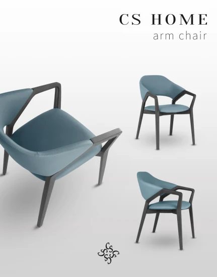 Mobili dal design moderno di lusso, sedie da pranzo, sedie da pranzo con gambe in legno