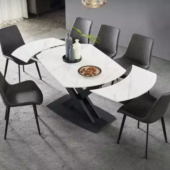 Tavolo da pranzo quadrato, lusso moderno, prezzo competitivo